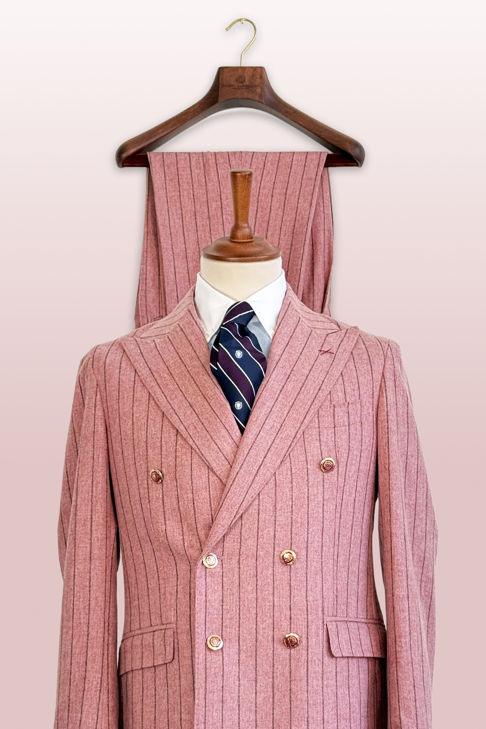 ABITO DOPPIOPETTO IN LANA VITALE BARBERIS E COTONE EGIZIANO