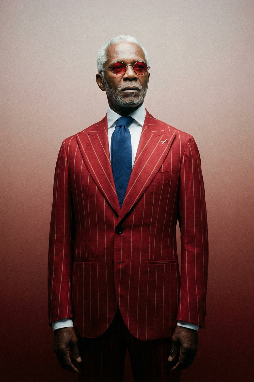 ABITO MONOPETTO RUBINO A RIGHE