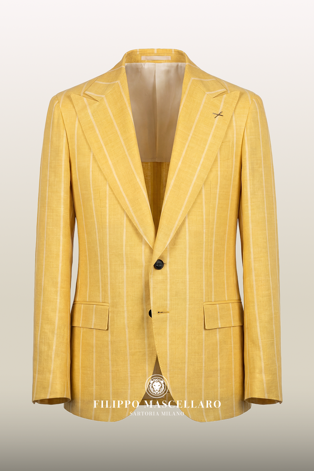 ABITO PETTO SINGOLO LINO E SETA