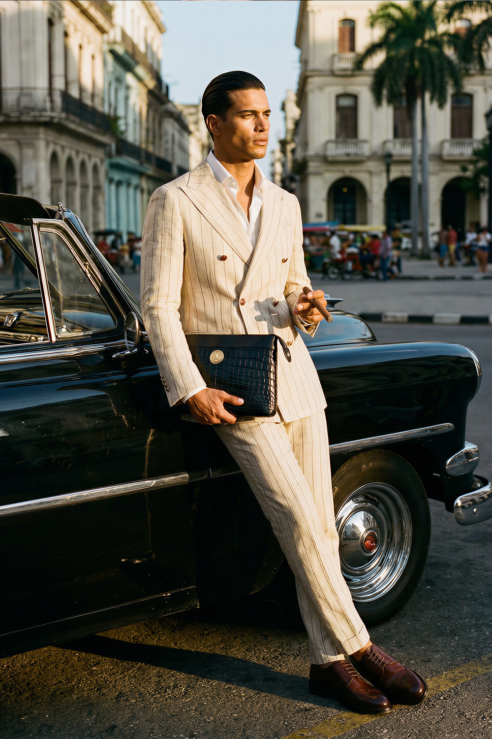 ABITO DOPPIOPETTO IN LINO ERMENEGILDO ZEGNA