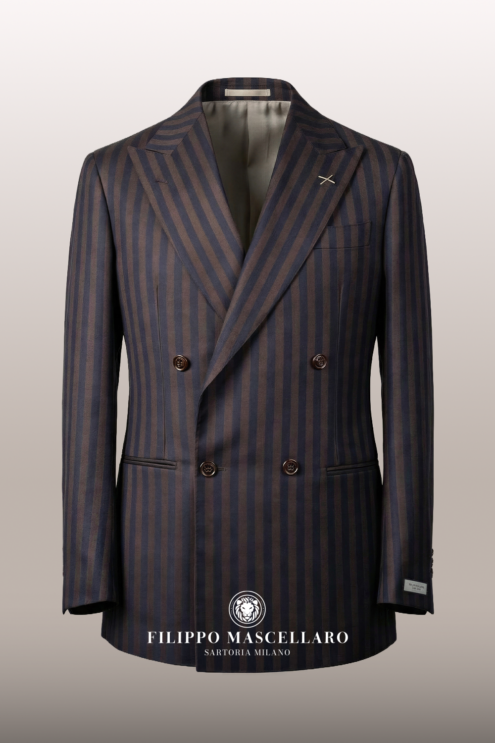 ABITO DOPPIOPETTO BASSO IN COTONE E SETA ARISTON