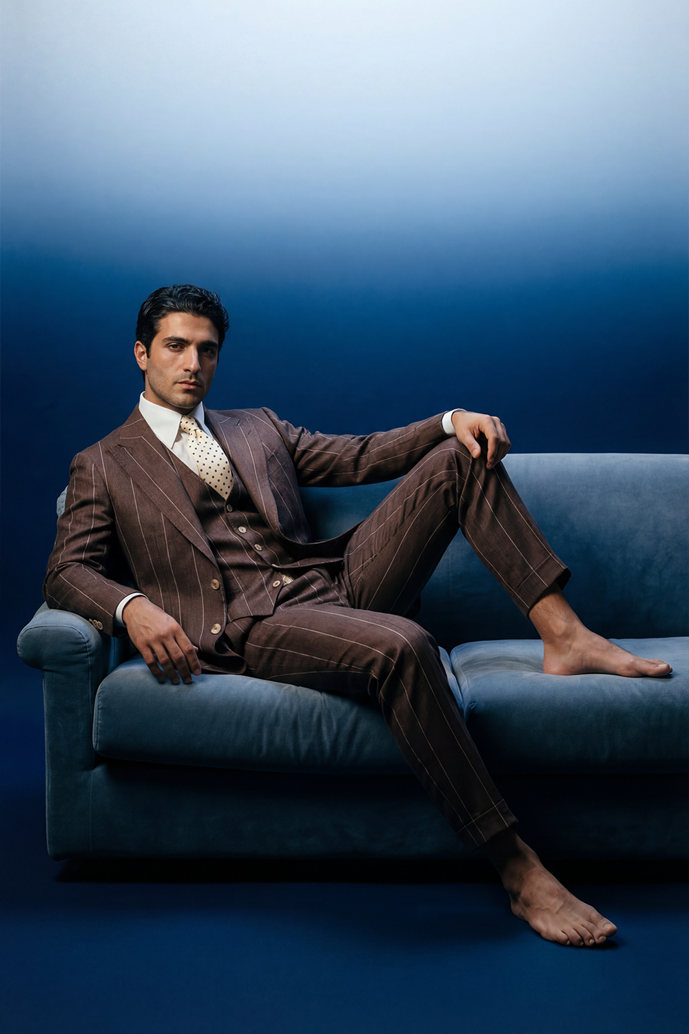 ABITO ZEGNA LINO, SETA & LANA