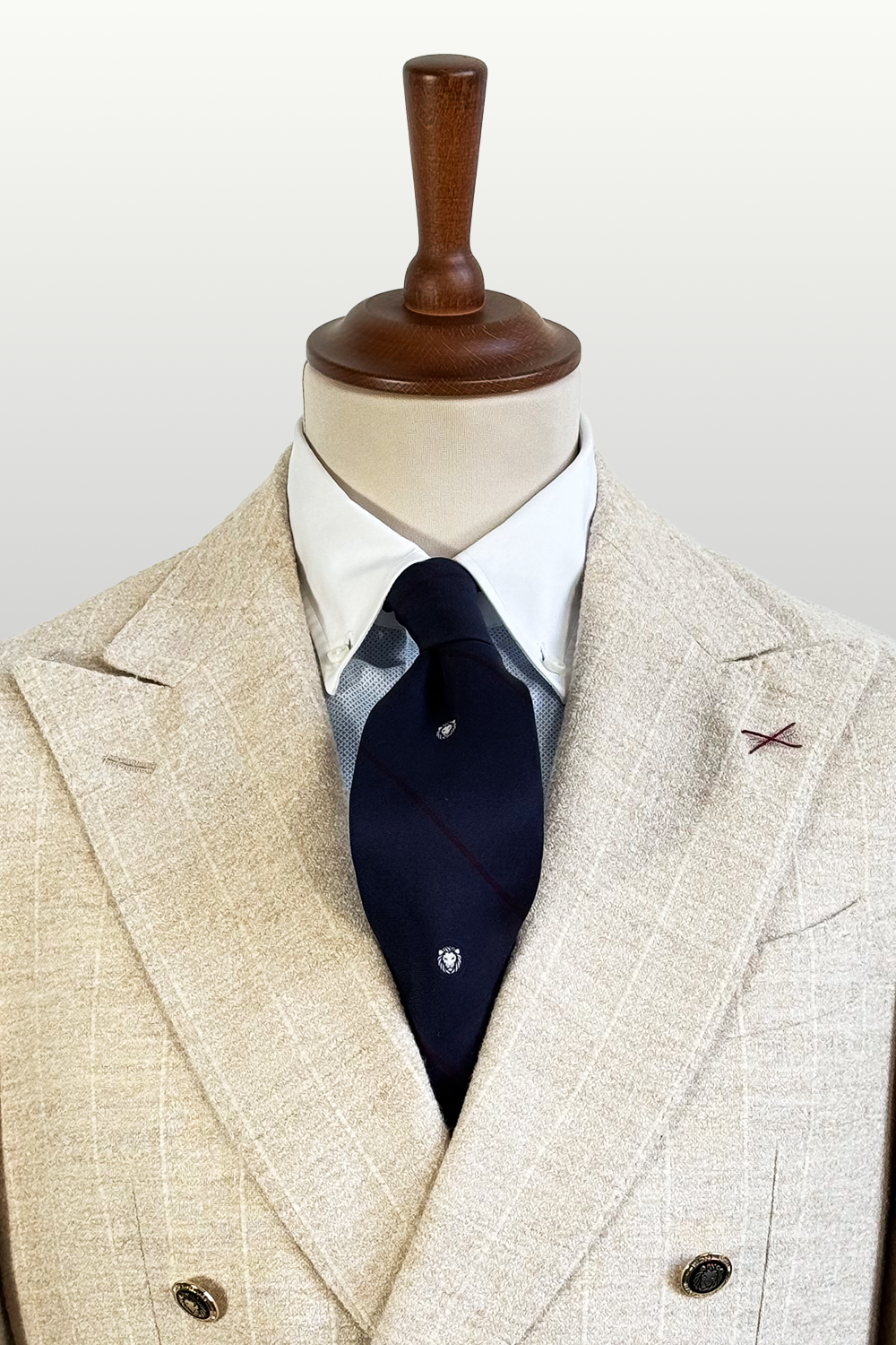 ABITO DOPPIOPETTO IN PURA LANA PECORA MORRIS & CO.