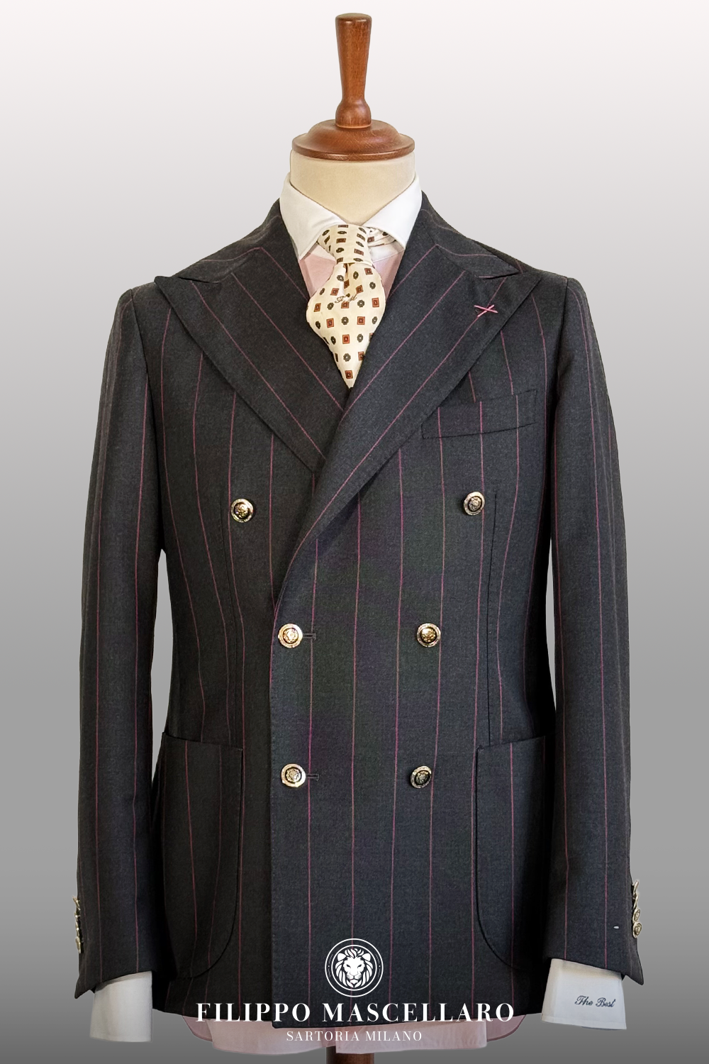 ABITO DOPPIOPETTO IN PURA LANA VITALE BARBERIS CANONICO