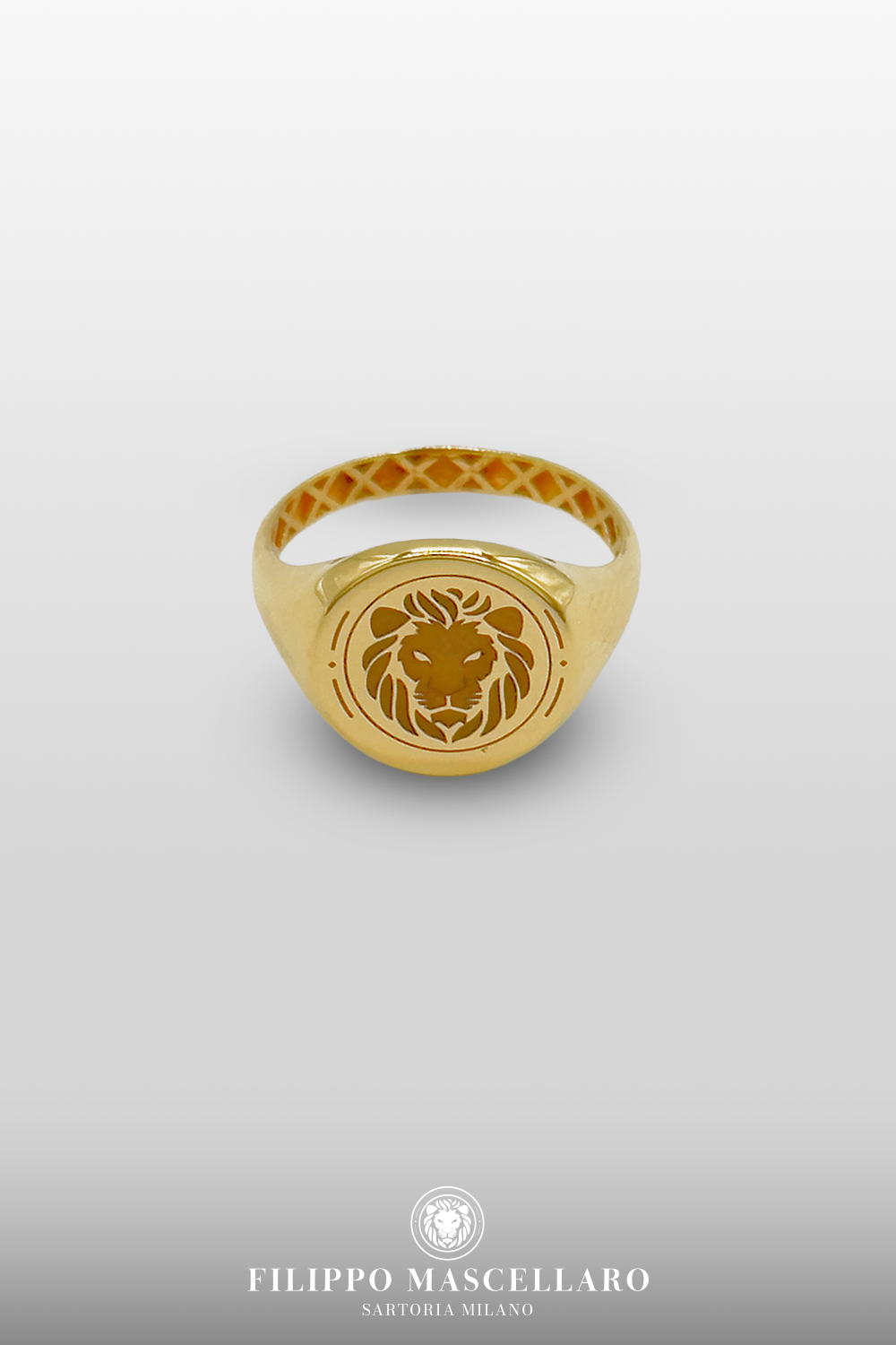 ANELLO LEONE IN ORO GIALLO