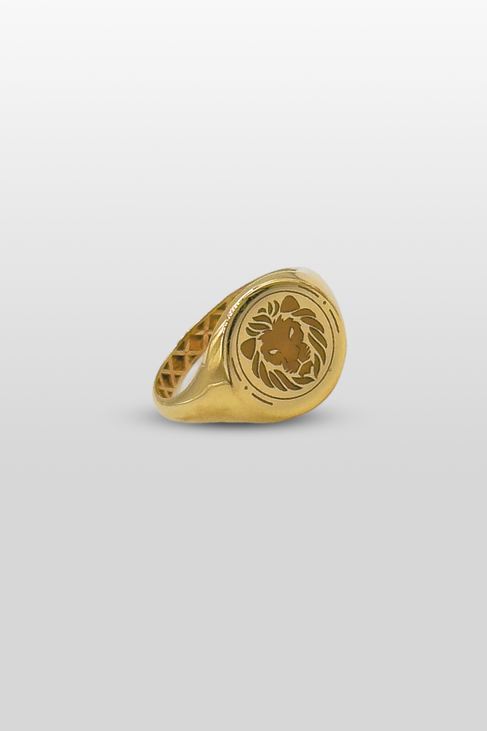 ANELLO LEONE IN ORO GIALLO