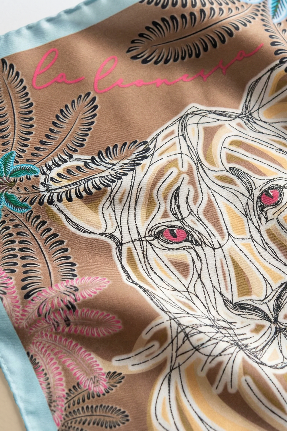 Foulard "La Leonessa" - Beige