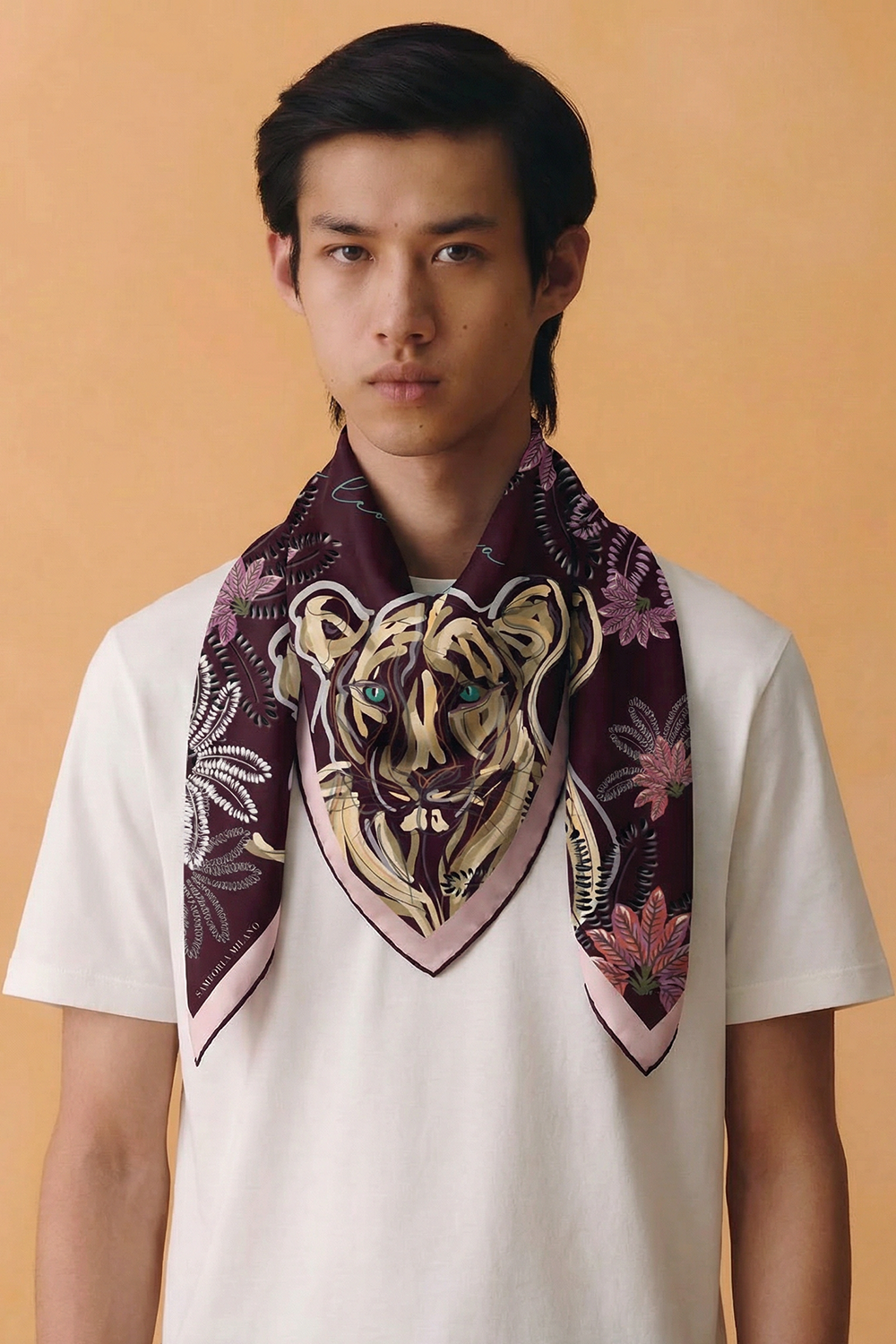 Foulard "La Leonessa" - Viola