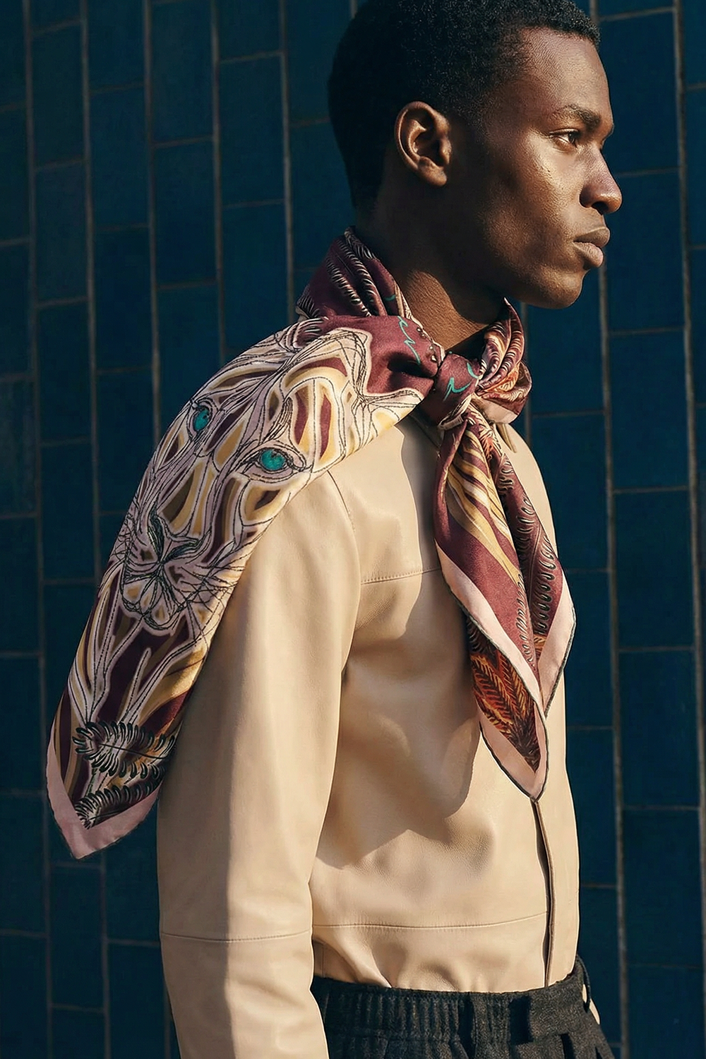 Foulard "La Leonessa" - Viola