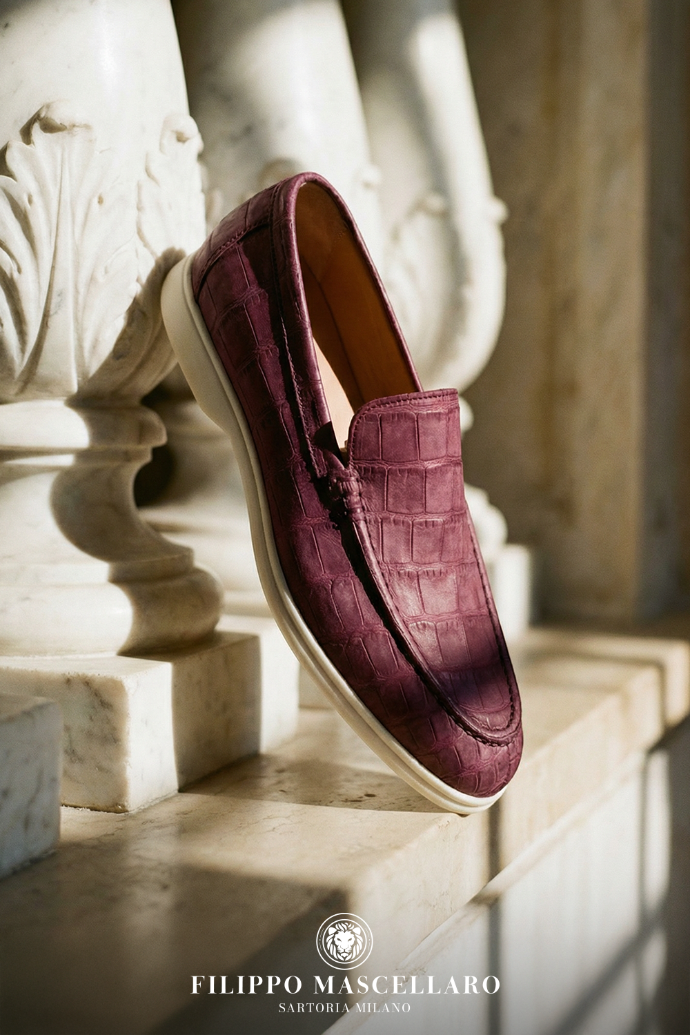 MOCASSINO IN COCCODRILLO