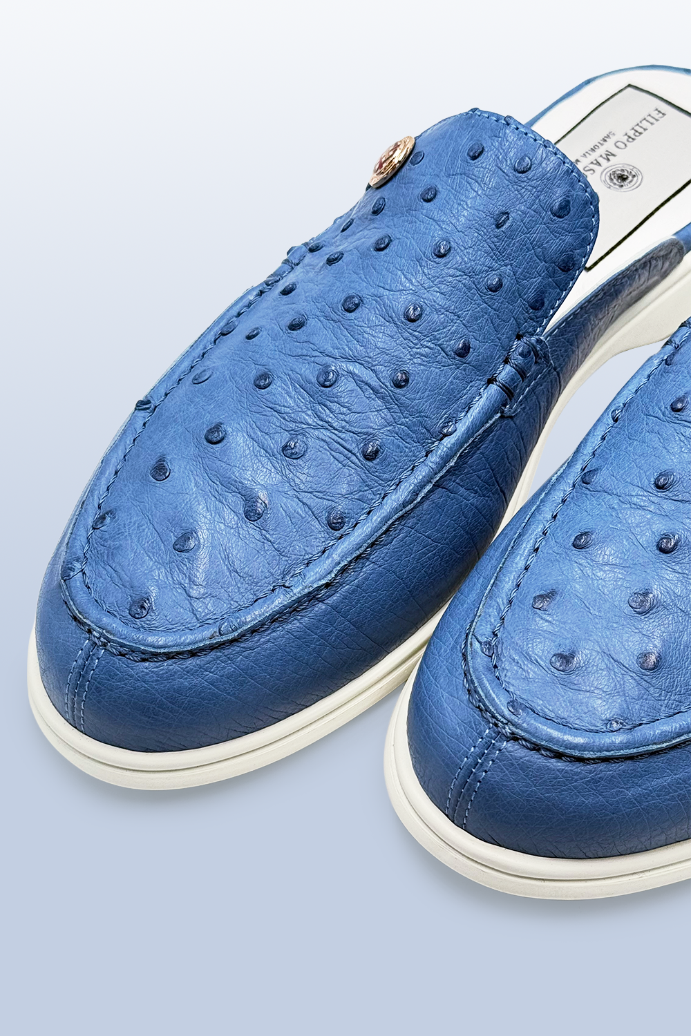SABOT IN STRUZZO AZZURRO