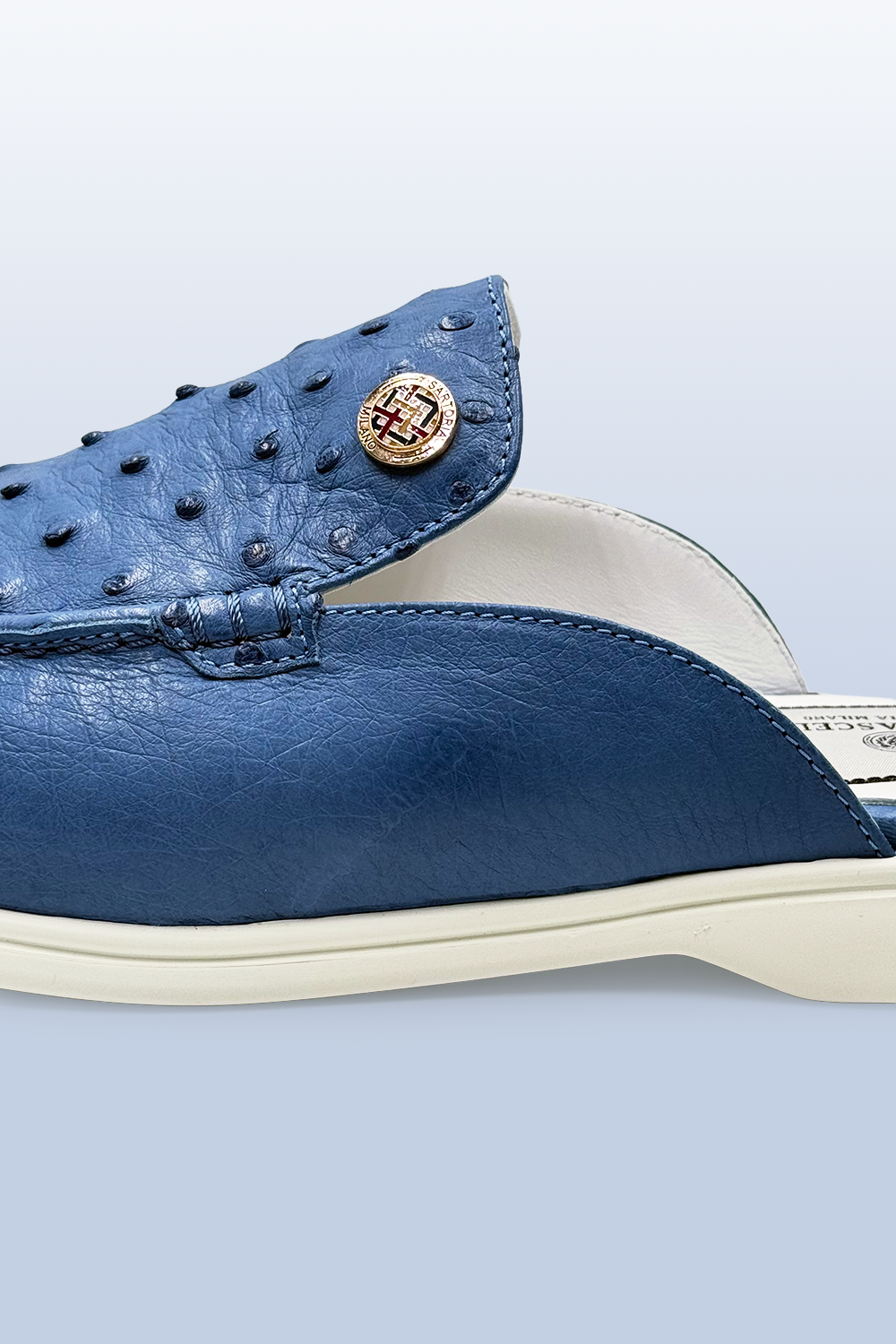 SABOT IN STRUZZO AZZURRO