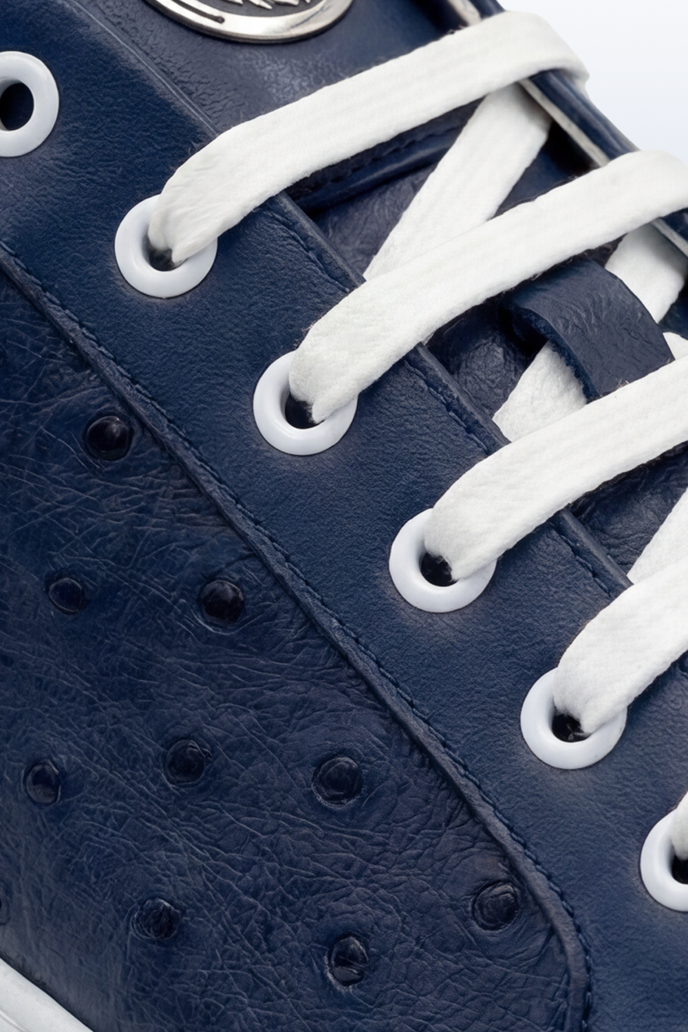 SNEAKERS IN STRUZZO – BLU NOTTE