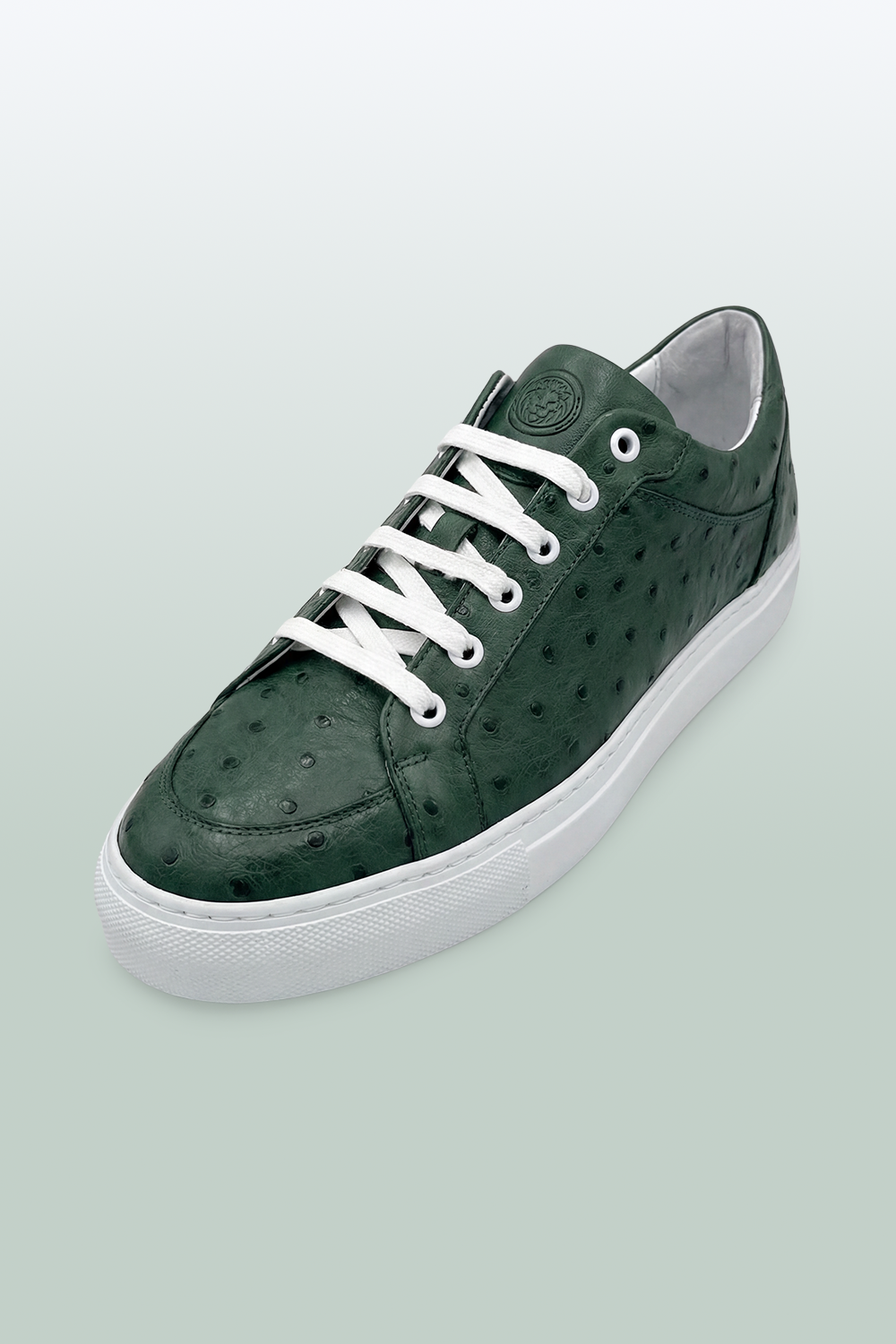 SNEAKERS IN STRUZZO – VERDE FORESTA