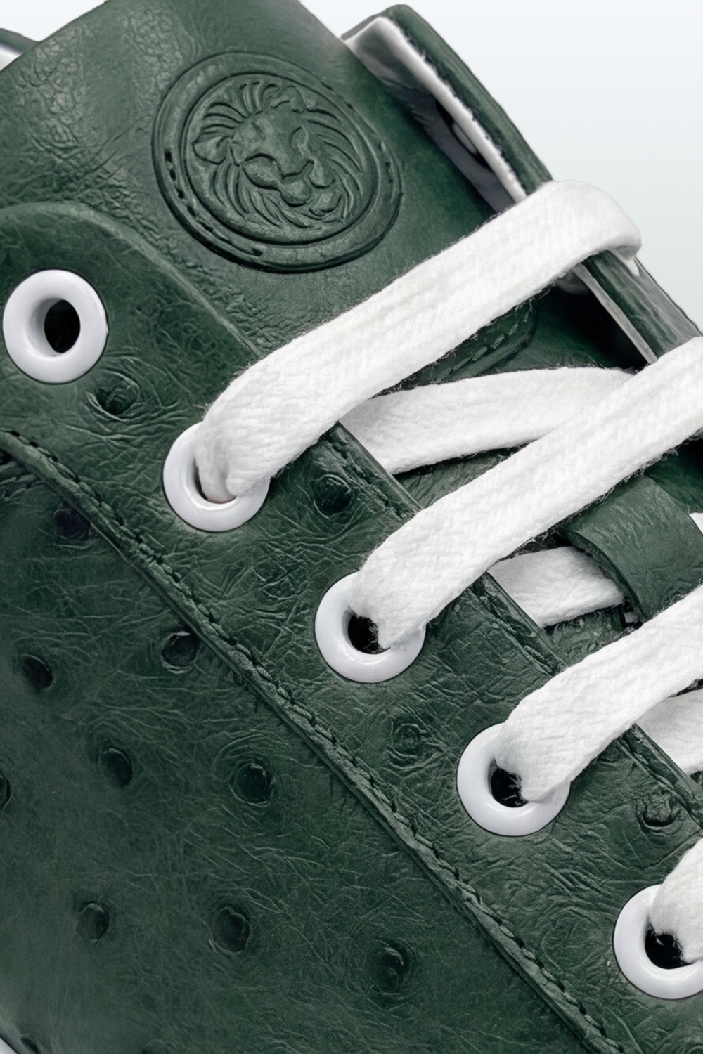 SNEAKERS IN STRUZZO – VERDE FORESTA