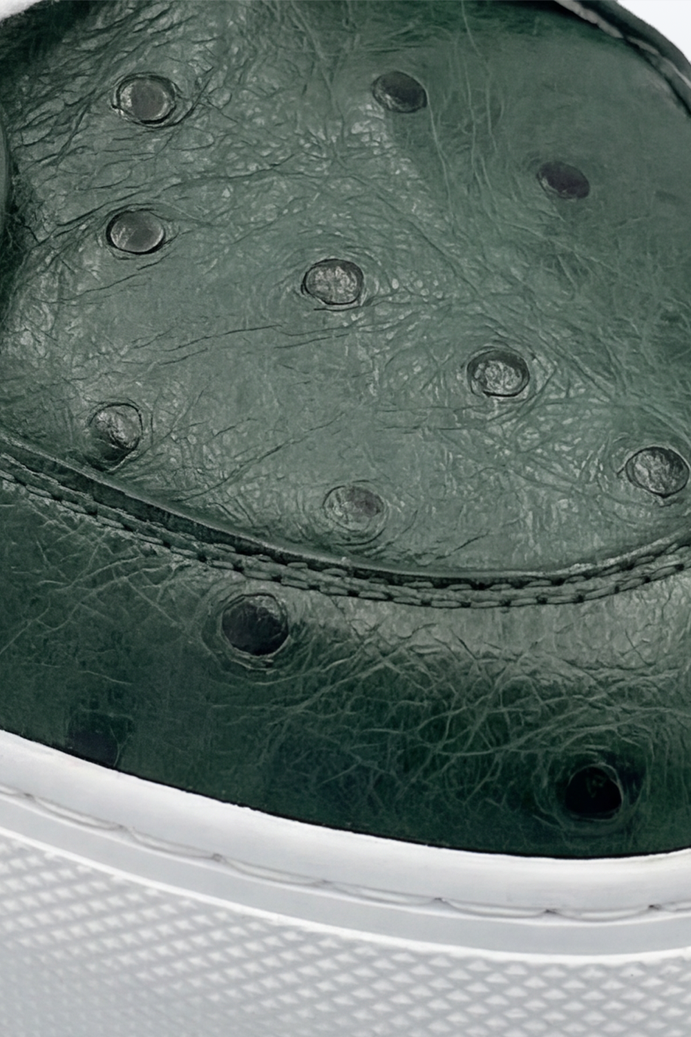 SNEAKERS IN STRUZZO – VERDE FORESTA