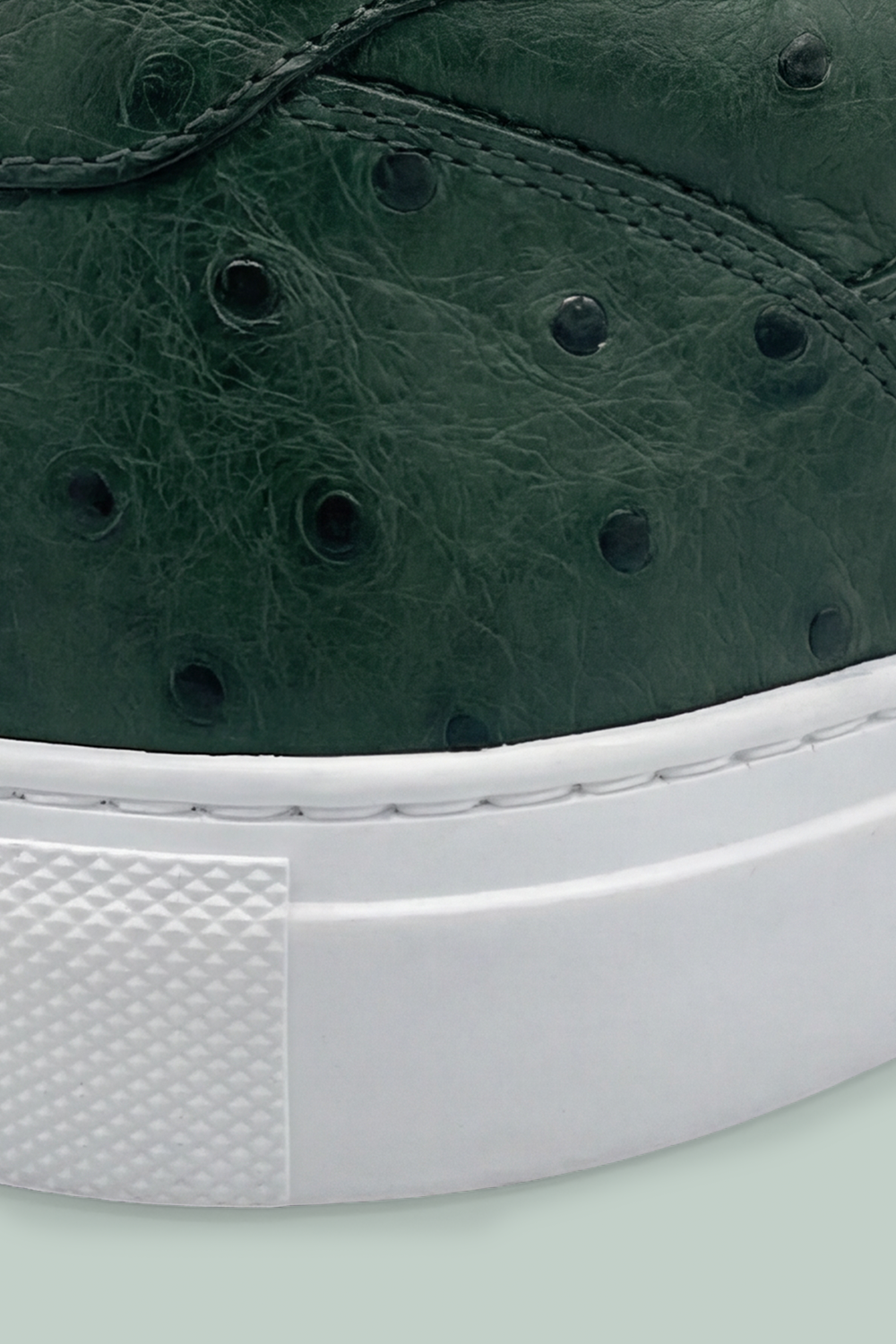 SNEAKERS IN STRUZZO – VERDE FORESTA