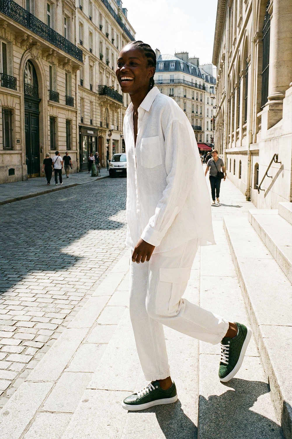 SNEAKERS IN STRUZZO – VERDE FORESTA